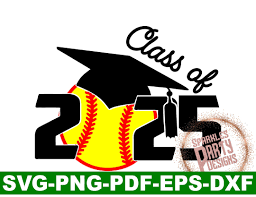Class of 2025 Senior Softball Graduation Svg, Dxf, Png, Sublimation,  Sublimate Png, Download, Graduation Cap, Cut File Cricut, Sports - Etsy