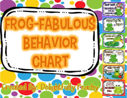 frog fabulous behavior chart