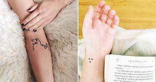 The deathly hallows are symbolized very simply by a circle and a straight line within a triangle. Small Harry Potter Tattoo Ideas Popsugar Tech