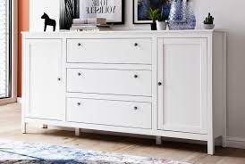 Langes sideboard weiß sedus sideboard 2 oh weiß mit schubladen, lowboards und andere kommoden sideboards von relaxdays, sideboard lindholm v weiß dekor eiche massiv moebel, flur. Sideboard Ole In Weiss 183 X 98 Cm