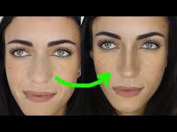 If you do this, you should not be able to see lines or redness of any kind. How To Make Your Nose Look Smaller Makeupandartfreak Youtube