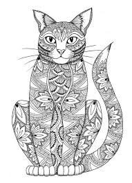 50 printable adult coloring pages that will make you feel like a kid again get the coloring page: Cat Adult Colouring Pages