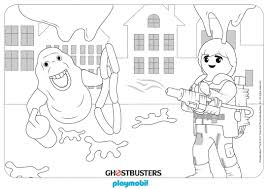 Ghostbusters 2016 Coloring Pages Playmobil Free Colouring In