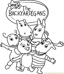 Click the the backyardigans characters coloring pages to view printable version or color it online (compatible with ipad and android tablets). The Backyardigans Coloring Page For Kids Free The Backyardigans Printable Coloring Pages Online For Kids Coloringpages101 Com Coloring Pages For Kids