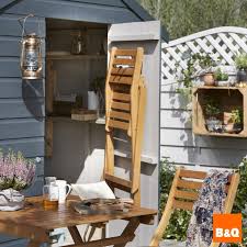 This Bistro Style Table And Chairs Is Perfect For Lazy Lunches Or An Afternoon Cuppa In The Sunshine Fingers Crossed Wooden Sheds Painted Shed Outdoor Sheds