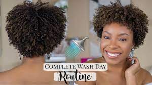 Complete Wash Day Routine For Short Natural Hair Natural Hair Styles Short Natural Hair Styles Natural Hair Types