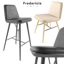 Spine Barstool Chair 3d Model For Download Cgsouq Com Chair Bar Stools Furniture
