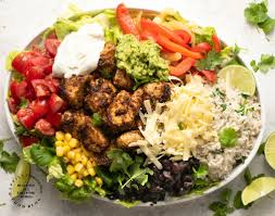 Mexican Chipotle Chicken Burrito Bowl Happily Unprocessed