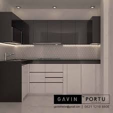 Selama ini kitchet set selalu terdapat paket kabinet bawah dan kabinet atas. Buat Kitchen Set Hitam Putih Desain Minimalis Desain Minimalis Putih