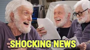 SOS! Shocking News About Dick Van Dyke Days of our lives spoilers ....See  Details in Comment | Facebook