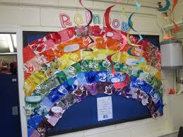 Rainbow Art Colour Display Classroom Display Rainbow Activities Colour Activities Eyfs Nursery Display Boards