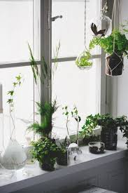 Fensterbank Dekoration Blumentopfe Vasen Hangepflanzen Fensterbank Dekorieren Wohnzimmer Pflanzen Fenster Dekorieren