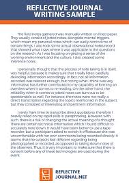 A reflective essay also describes a past event in great detail, but its main purpose is to express the consequences of the event and how they changed the writer's life and outlook. If You Need To Write A Reflective Journal Then This Reflective Journal Example Will Be Reflective Essay Examples Reflective Journal Example Reflective Journal