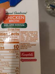 Please let us know in the comments section below if this article becomes inaccurate due to campbell's making . Swanson Broth Chicken