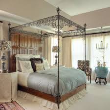 Add beauty and style to your bedroom with this elegant bed. Wrought Iron Four Poster Bed Houzz