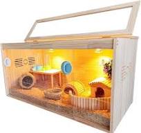 Amazon.com: Caja de alimentación de pollo, jaula de madera ...