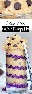 Sugar Free Cookie Dough Dip Sugar Free Cookies Healthy Cookie Dough Vegan Cookies