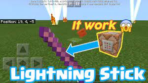 See full list on minecraft.fandom.com How To Make A Lightning Stick In Minecraft Using Command Block Trick Youtube
