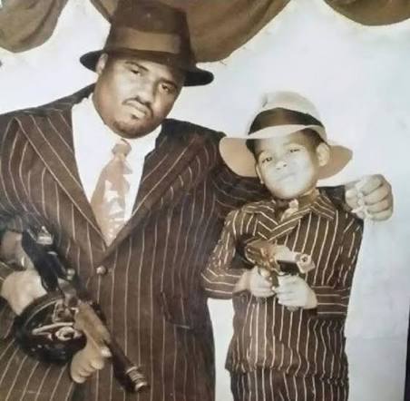A throwback photo of Pooh Shiesty and his dad going viral 👀