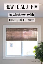 Place the top piece and hold the trim 3/16 in. How To Trim A Window With Bullnose Corners Tutorial Anika S Diy Life