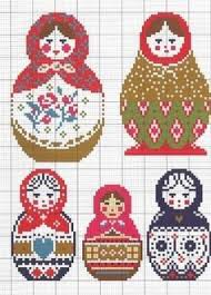 Free cross stitch patterns are easy to save and print out for use in creating lovely home decorations and gifts. 17 Cross Stitch Patterns Russian Dolls Ideas Cross Stitch Patterns Cross Stitch Stitch Patterns
