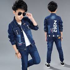 2018 New Children S Clothing Boy Spring Cowboy Spring And Autumn Child Boy Clothes Two Suit Tide In Clothing Boy Outfits Childrens Clothes Boys Kids Dress Boys
