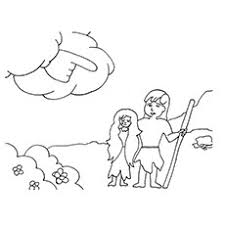 Adam and eve and the apple tree color page. Top 25 Freeprintable Adam And Eve Coloring Pages Online