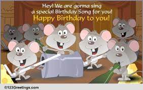Be the music in someone's day with our singing ecards. Free Online Greeting Cards Ecards Animated Cards Postcards Funny Cards From 123gr Singing Birthday Cards Musical Birthday Cards Free Singing Birthday Cards