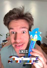 Fiz um Lápis Squishy do Sonic para Escola