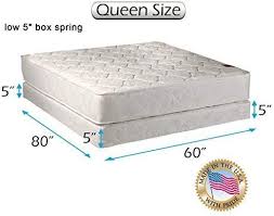 Legacy Queen Size 60 Quot X80 Quot X8 Quot Mattress And Low Profile Box Spring Set Fully Assembled Good For You In 2020 Box Spring Spring Set Queen Mattress Size