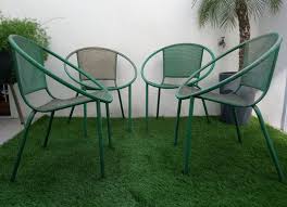 4 Fauteuils De Jardin Demi Lune Annees 80 Design Italien Les Vieilles Choses Fauteuil Jardin Mobilier Jardin Design Italien