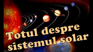 Totul Despre Sistemul Solar Youtube