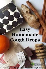 easy homemade cough drops for treatment