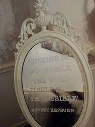 Motivational Quote Mirror