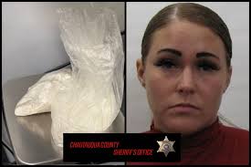 Drug Arrest On Thursday April 3rd Narcotics Investigators in Chautauqua  County assisted the DEA in an arrest for methamphetamine distribution in  Celoron, NY. Investigators from Chautauqua County Sheriff's Office,  Jamestown Police Department,