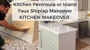 These wooden panels are easy to install, create an effective seal, and are an increasingly popular style choice for the inside of homes—from modern to rustic. Diy Kitchen Island Shiplap L Kitchen Makeover Youtube