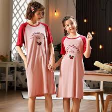 Mother Daughter Matching Cotton Short Sleeved Pajamas Dresslikemommy Com