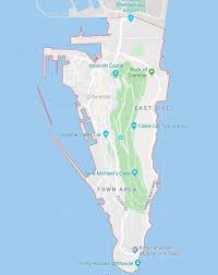 Carte noir et blanc espagne. Carte De Gibraltar Plusieurs Cartes Du Pays Au Sud De L Espagne