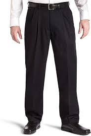Lee Men S Big Tall Stain Resistant Relaxed Fit Pleated Pant Black 48w X 34l At Amazon Men S Clothing Mens Big And Tall Mens Clothing Styles Mens Dress Pants