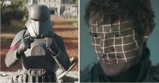 Din Djarin May Not Have Broken The Way When He Showed His Face Inside The Magic Star Wars Merchandise Katee Sackhoff Face