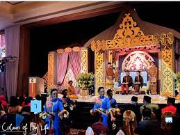 Kalau dulu memakai pakaian tradisional hanya dilakukan ketika pentas dan acara pernikahan, sekarang banyak masyarakat sementara itu, pakaian tradisional yang dipakai pada acara penting adalah kebaya dan kain songket. Facebook