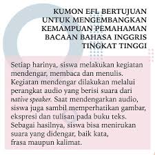 Saat ini sistem belajar ala kumon yang dikembangkan oleh seorang guru matematika asal jepang bernama toru kumon, berkembang di indonesia. Soal Tes Asisten Pembimbing Kumon Jawabanku Id