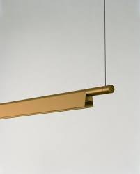 Buy Luceplan Compendium D81s Brass By Daniel Rybakken Minimal Lighting Linear Pendant Light Bar Lighting Design