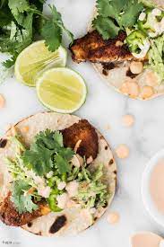 This was a super quick and easy meal that turned out fabulous. Blackened Fish Tacos Hapa Nom Nom Guest Post Recipetin Eats