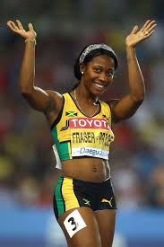 Shelly Ann Fraser Pryce Olympic Gold Medalist And Currently The Fastest Woman In The World Shelly Ann Fraser Female Athletes Fraser Pryce