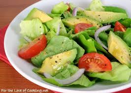 Avocado And Butter Leaf Salad With A Tangy Mustard Garlic Vinaigrette Recipe Lettuce Salad Recipes Lettuce Recipes Avocado Recipes