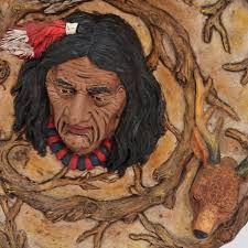 Native American decor 3-D wall art.