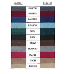 Knox Auto Carpets Colour Range