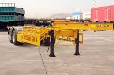 30 Feet Skeleton Semi Trailer with Gooseneck for 20ft Super Heavy Container  And Organic Tank Container