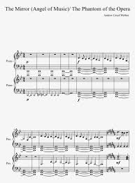 Playing the piano can help relieve stress. The Mirror The Phantom Of The Opera Sheet Music Composed Phantom Of The Opera Sheet Music Pdf Angel Of Music 827x1169 Png Download Pngkit